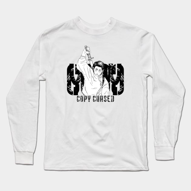 Copy Cursed - Okkotsu Yuta Long Sleeve T-Shirt by Blackpumpkins